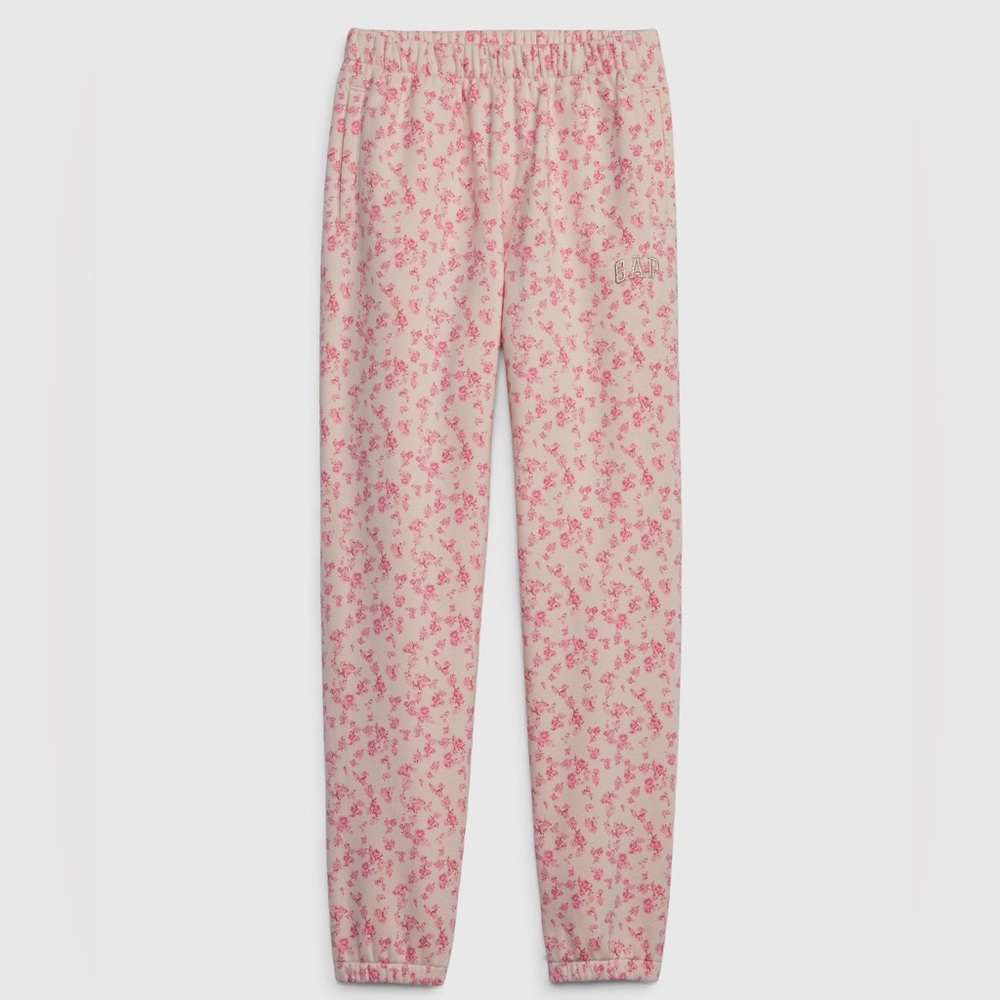 NWT GAP x LOVESHACKFANCY Pink Floral Jogger Sweat Pants